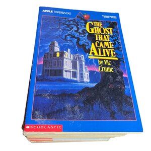 Lot 17 Vintage Apple Fiction Paperback Novels Ghost Horror Scary Mystery Books